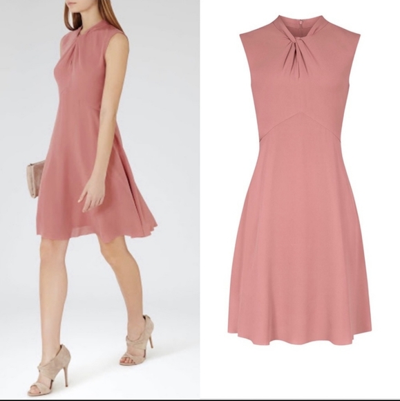 Reiss Dresses & Skirts - Reiss Beauvoir Twist-neck Detail Dress - 4